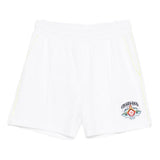 Shorts con monogramma in bianco Casablanca - uomo 