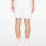 Shorts con monogramma in bianco Casablanca - uomo 