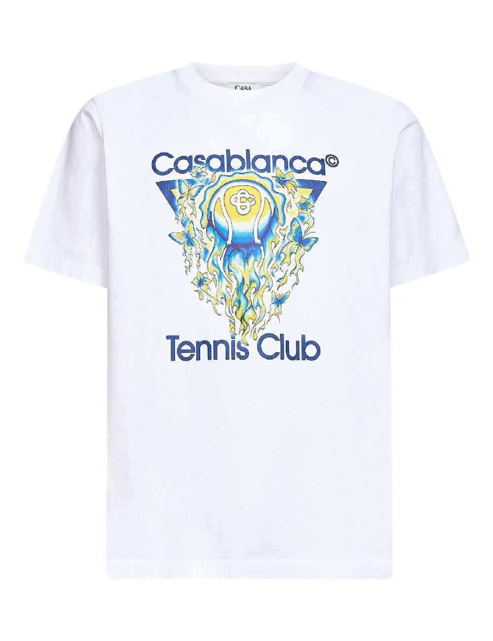 T-shirt con stampa grafica tennis club in bianco Casablanca - uomo 