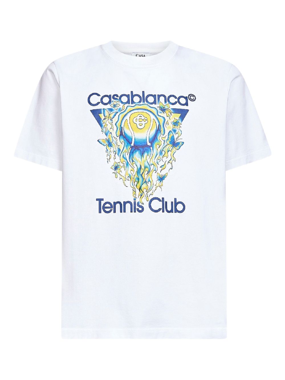 T-shirt con stampa grafica tennis club in bianco Casablanca - uomo 