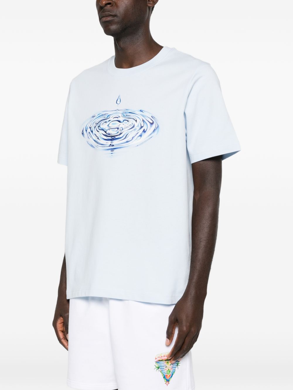 T-shirt con grafica in azzurro Casablanca - uomo 