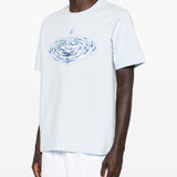 T-shirt con grafica in azzurro Casablanca - uomo 