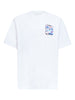 Men's Casablanca white logo crewneck t-shirt