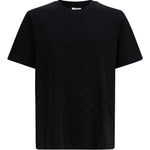 T-shirt con monogramma in nero Casablanca - uomo 