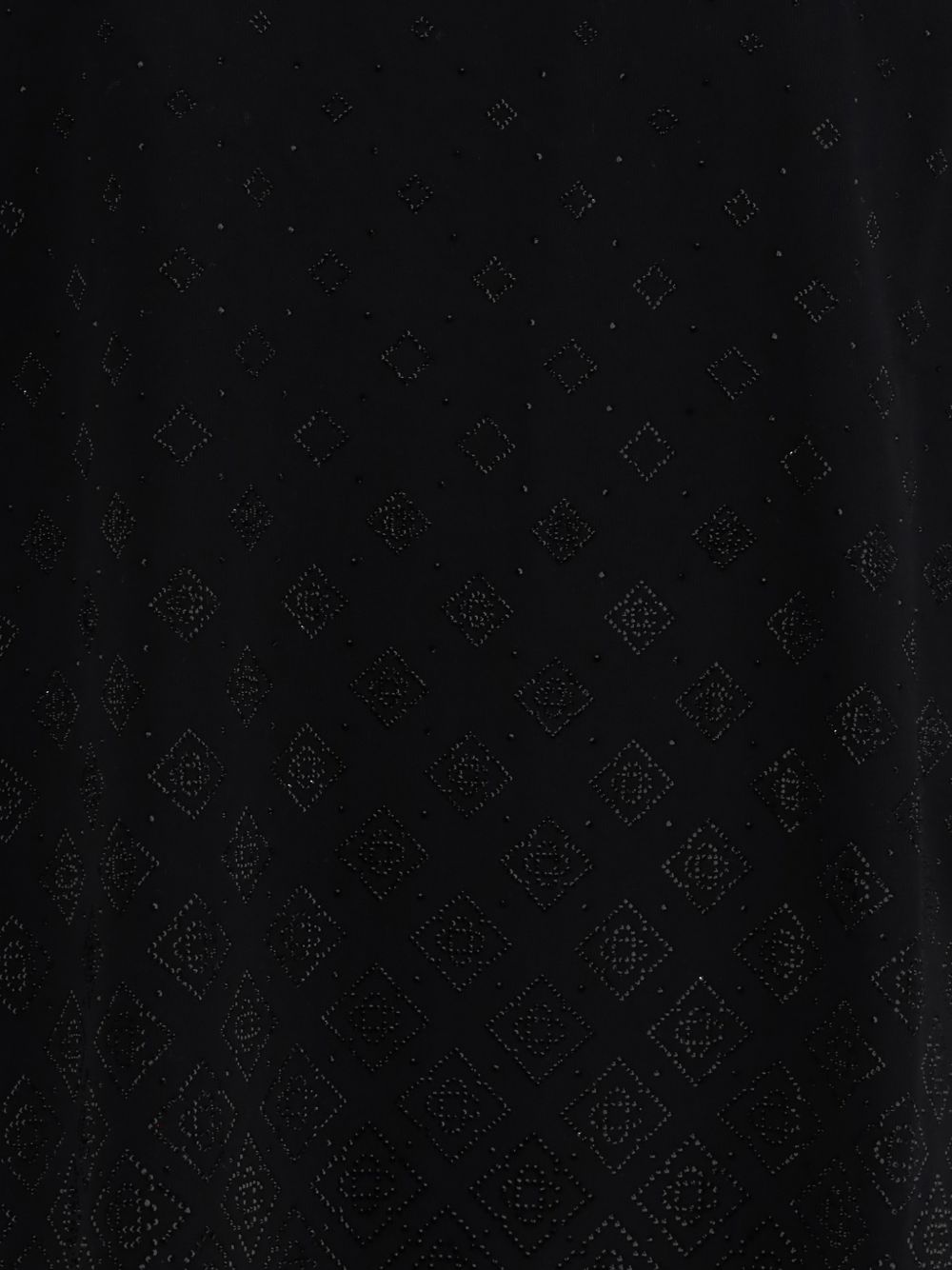 T-shirt con monogramma in nero Casablanca - uomo 