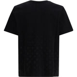 T-shirt con monogramma in nero Casablanca - uomo 