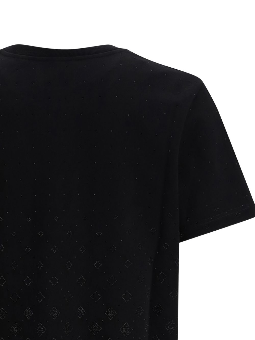 T-shirt con monogramma in nero Casablanca - uomo 
