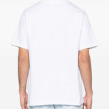 T-shirt a maniche corte con stampa grafica in bainco Casablanca - uomo 