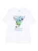 Men's Casablanca white graphic print short-sleeved t-shirt