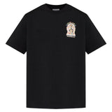 T-shirt girocollo con stampa in nero Casablanca - uomo 