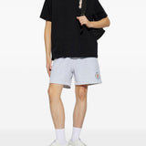 T-shirt girocollo con stampa in nero Casablanca - uomo 