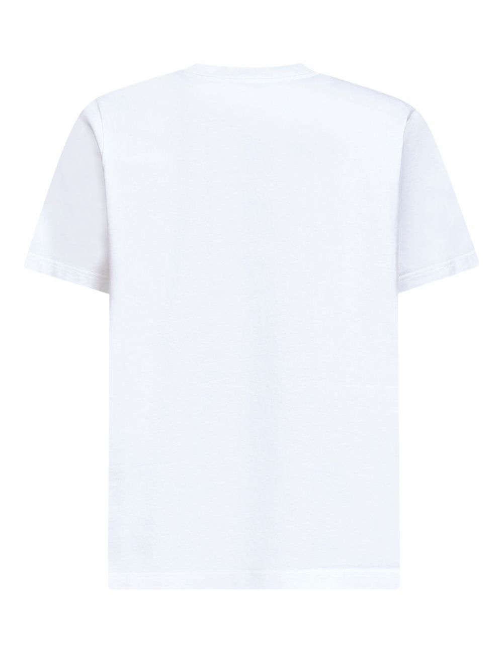 T-shirt con stampa in bianco Casablanca - uomo 