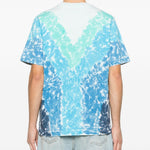T-shirt con stampa in blu Casablanca - uomo 