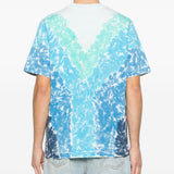 T-shirt con stampa in blu Casablanca - uomo 