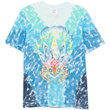 T-shirt con stampa in blu Casablanca - uomo 