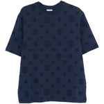 T-shirt con logo in blu Casablanca - uomo 