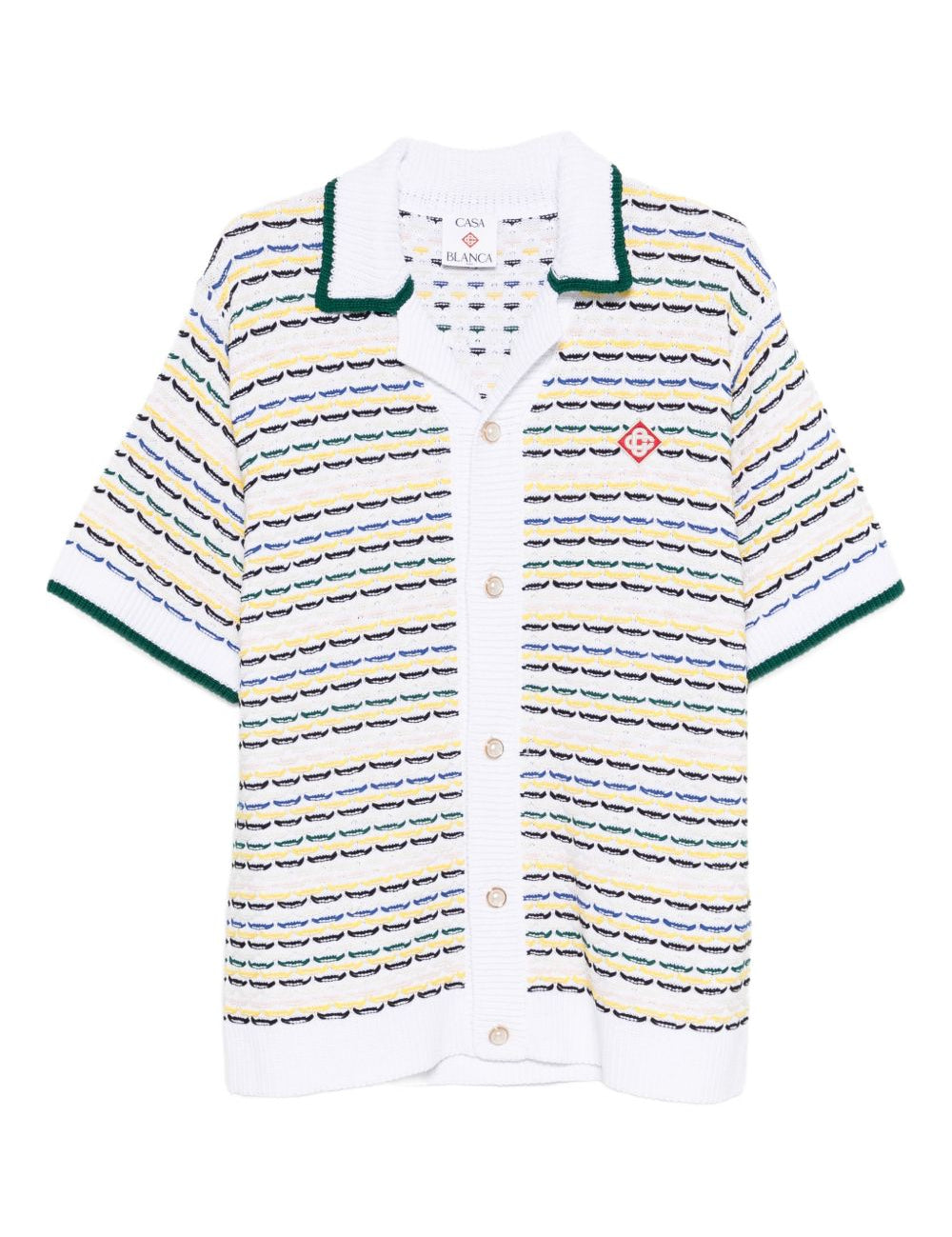 Camicia a righe in bianco Casablanca - uomo 