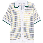 Camicia a righe in bianco Casablanca - uomo 