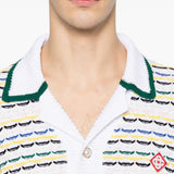 Camicia a righe in bianco Casablanca - uomo 
