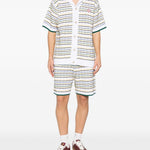 Camicia a righe in bianco Casablanca - uomo 