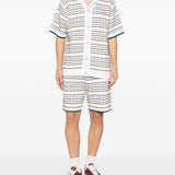 Camicia a righe in bianco Casablanca - uomo 