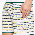 Shorts a fantasia in bianco Casablanca - uomo 