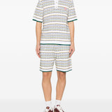 Shorts a fantasia in bianco Casablanca - uomo 