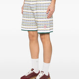 Shorts a fantasia in bianco Casablanca - uomo 