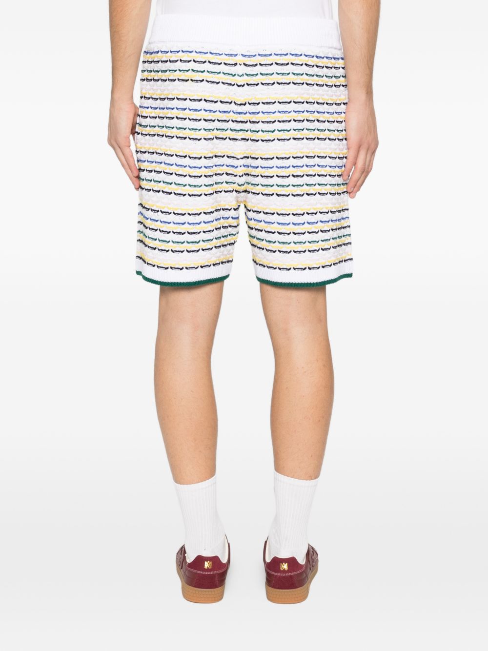 Shorts a fantasia in bianco Casablanca - uomo 