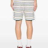 Shorts a fantasia in bianco Casablanca - uomo 