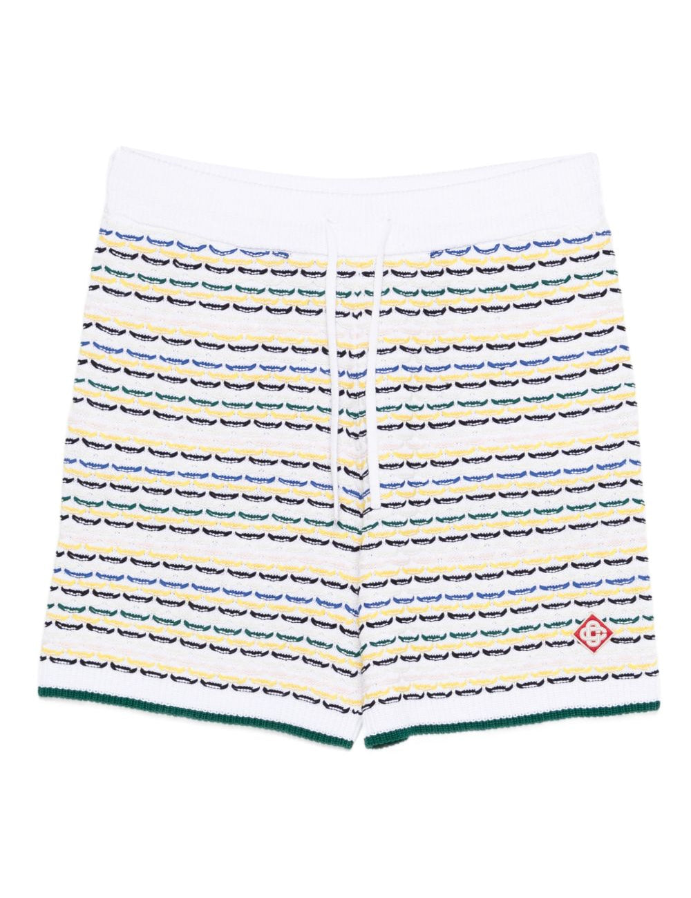 Shorts a fantasia in bianco Casablanca - uomo 