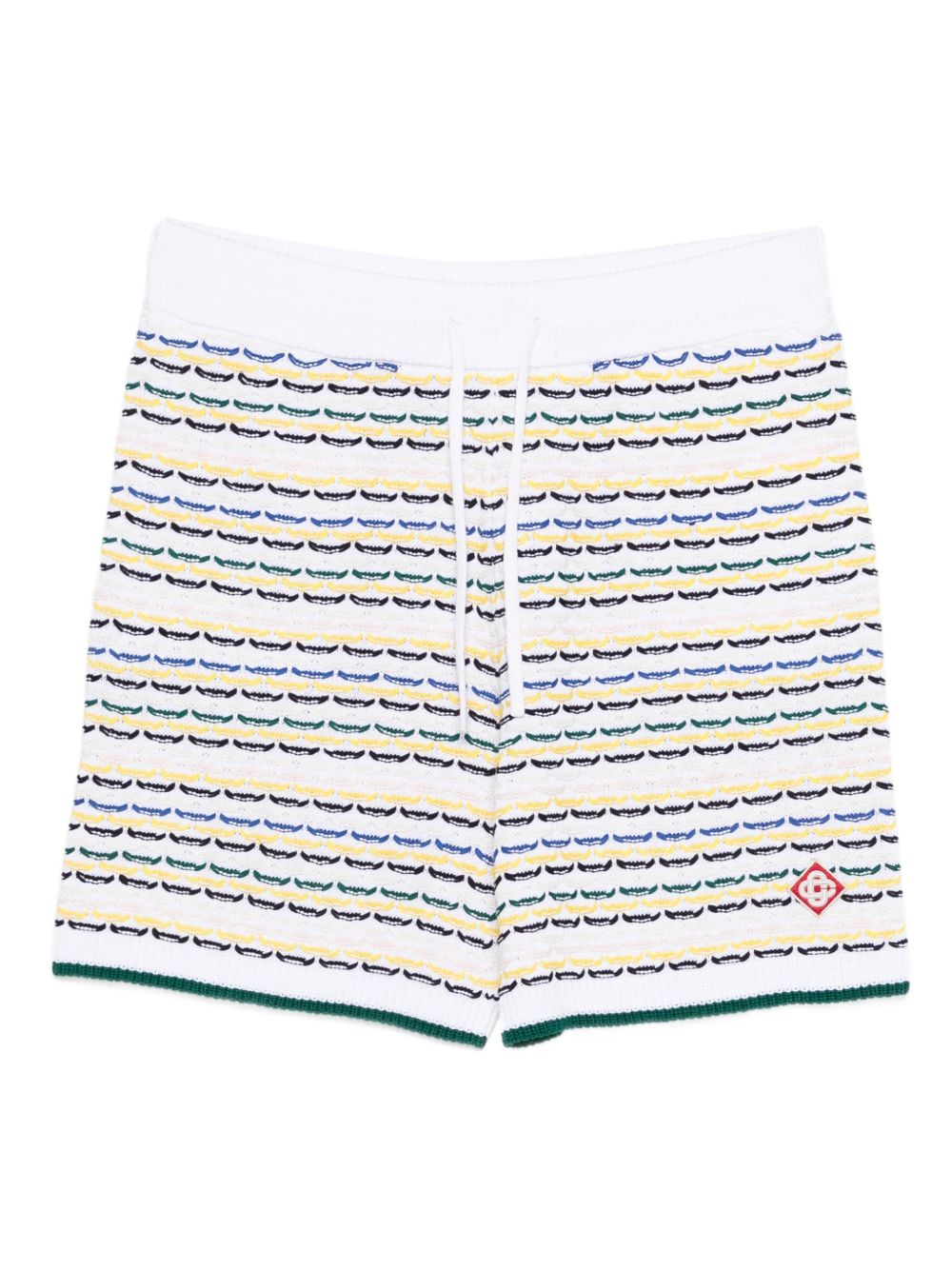 Shorts a fantasia in bianco Casablanca - uomo 