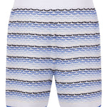 Pantaloncini a righe con logo a rombo in blu Casablanca - uomo 