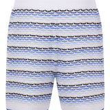 Pantaloncini a righe con logo a rombo in blu Casablanca - uomo 