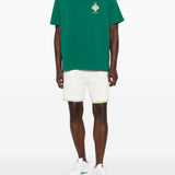 Shorts con coulisse in bianco Casablanca - uomo 