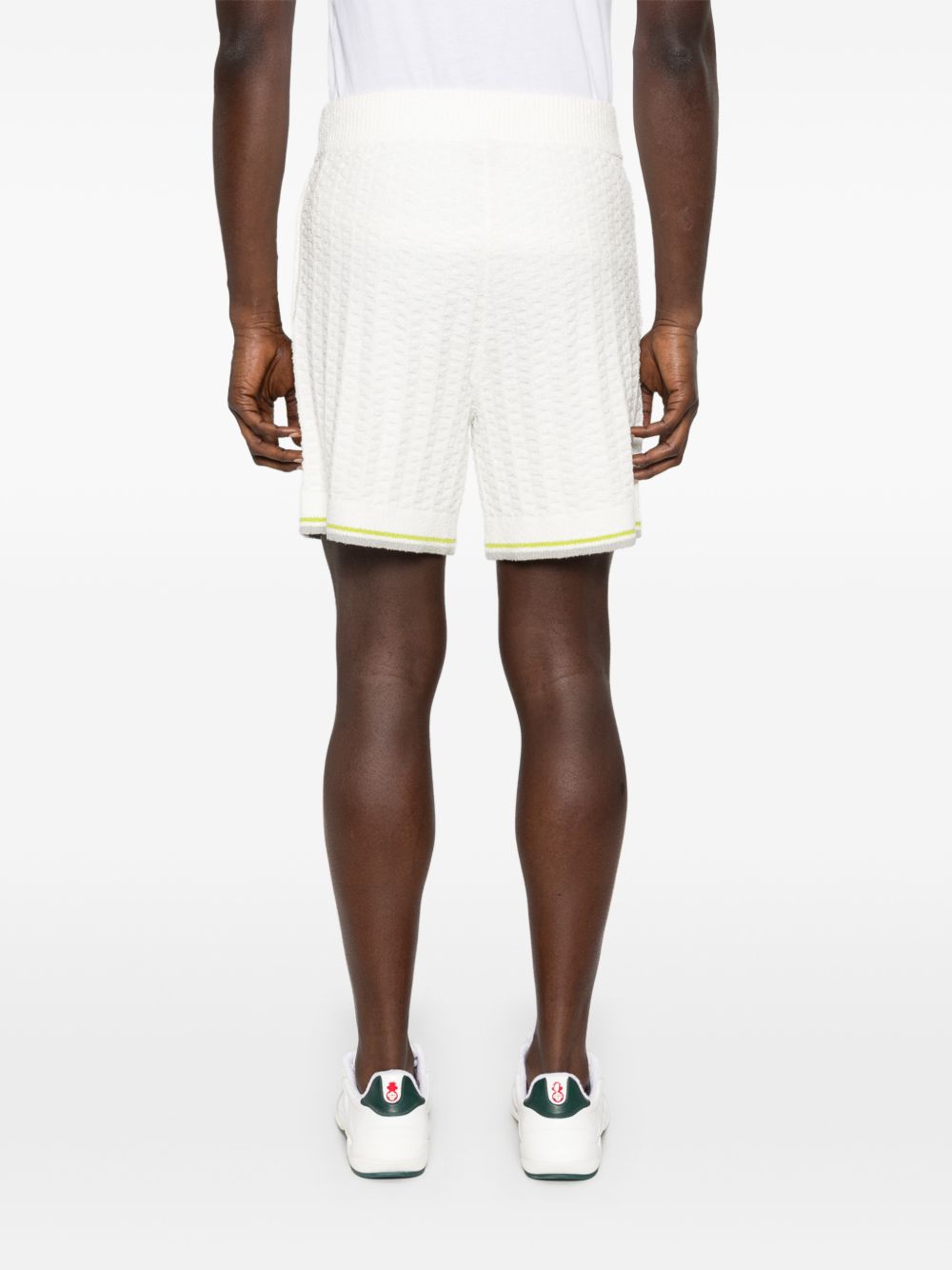 Shorts con coulisse in bianco Casablanca - uomo 