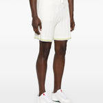Shorts con coulisse in bianco Casablanca - uomo 