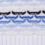 Polo con logo a righe e applicazione in blu Casablanca - uomo 