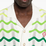 Camicia all'uncinetto multicolor Casablanca - uomo 