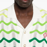Camicia all'uncinetto multicolor Casablanca - uomo 
