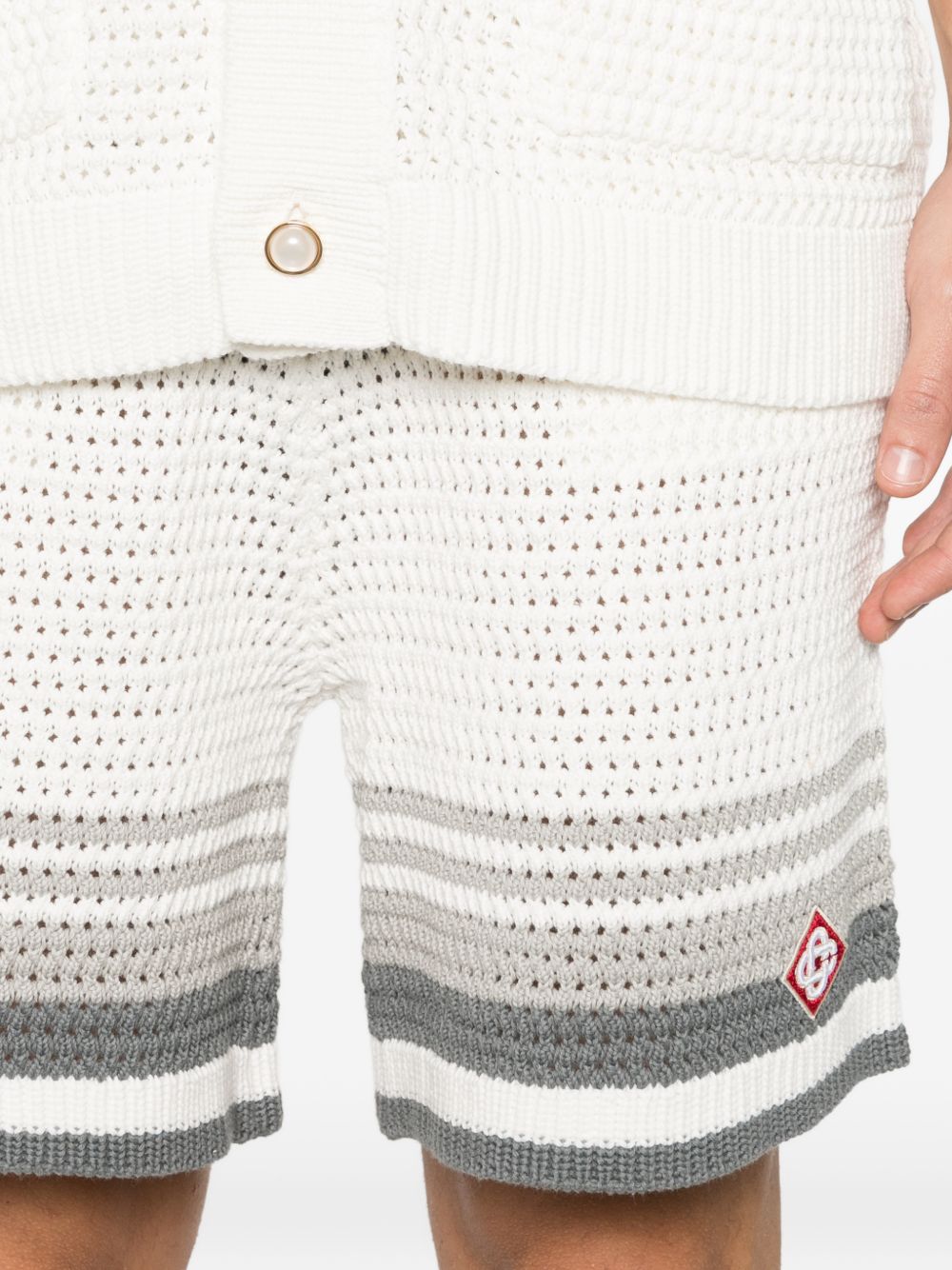 Shorts a righe in bianco Casablanca - uomo 