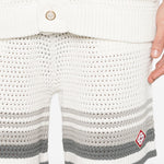 Shorts a righe in bianco Casablanca - uomo 