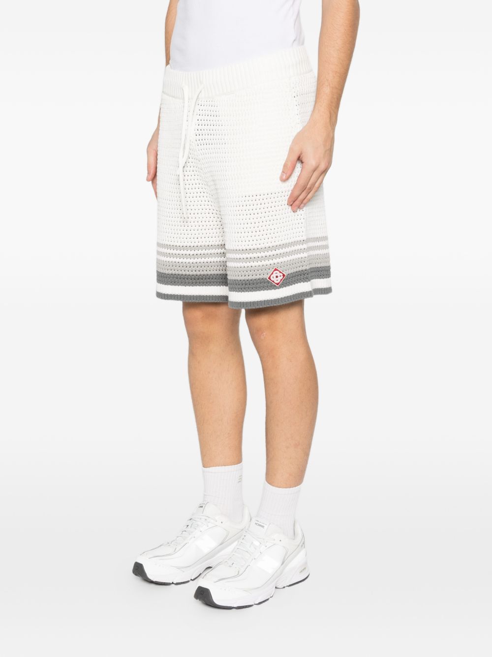 Shorts a righe in bianco Casablanca - uomo 