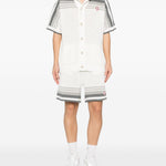 Shorts a righe in bianco Casablanca - uomo 