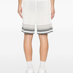 Shorts a righe in bianco Casablanca - uomo 