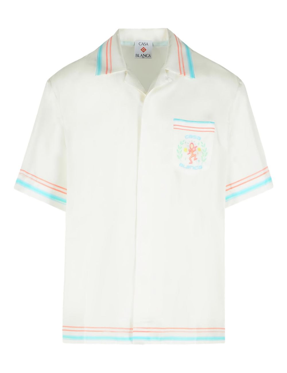 Camicia con stampa Dance Joy in bianco Casablanca - uomo 