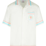 Camicia con stampa Dance Joy in bianco Casablanca - uomo 