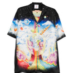Camicia con stampa galaxy in nero Casablanca - uomo 