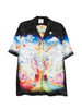 Men's Casablanca black galaxy print shirt