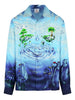 Camicia Lost Atlantis in blu Casablanca - uomo
